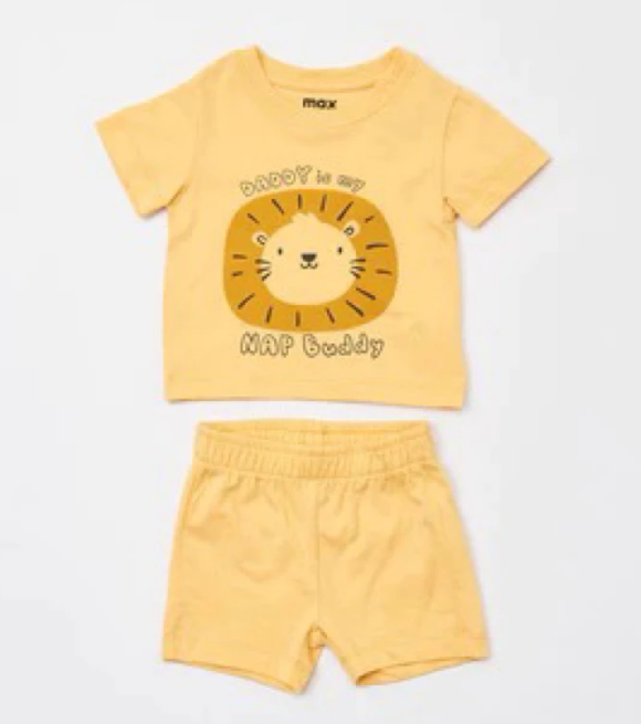 MAX SALE, 2 Piece Daddy Is My Nap Buddy Yellow Playset