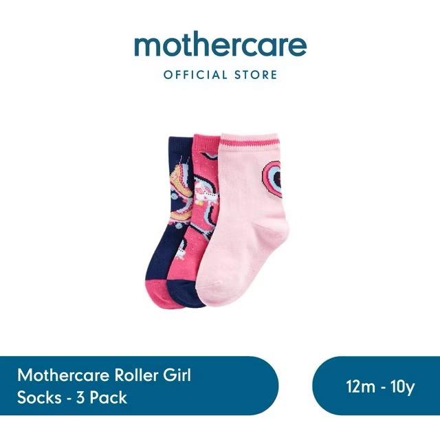 MOTHERCARE SALE, 3 Pack Roller Skate Pink Socks